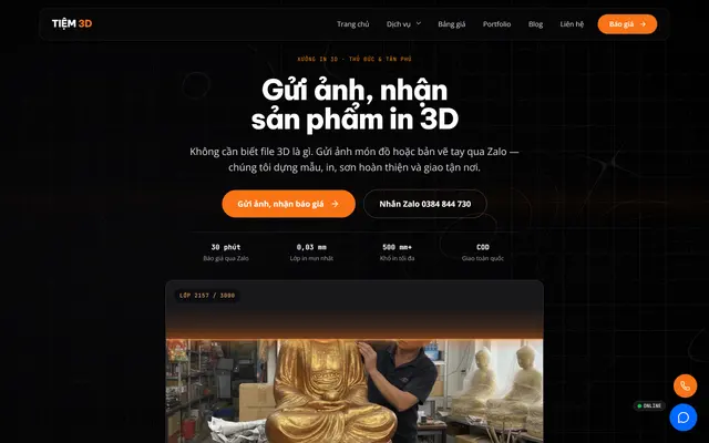 Tiệm 3D — In 3D